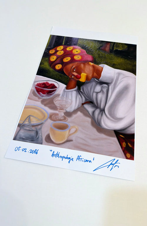 "Anthropologie Africana" 11in. by 17in. Print