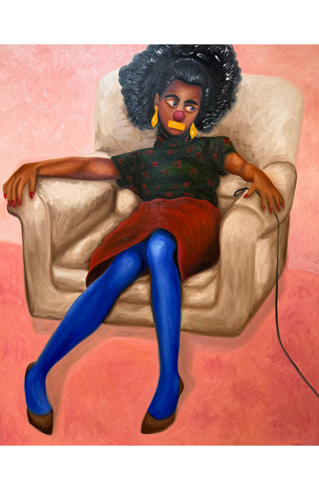 "Bored-on-a-Leash" 11in. by 17in. Print