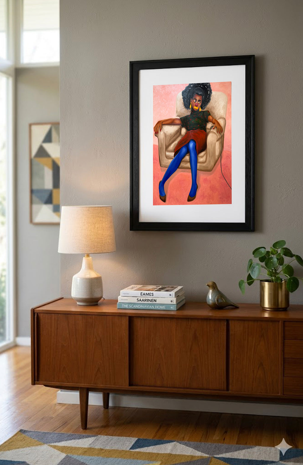 "Bored-on-a-Leash" 11in. by 17in. Print